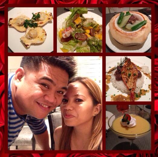 appetizer, salad, soup, main dish, and dessert